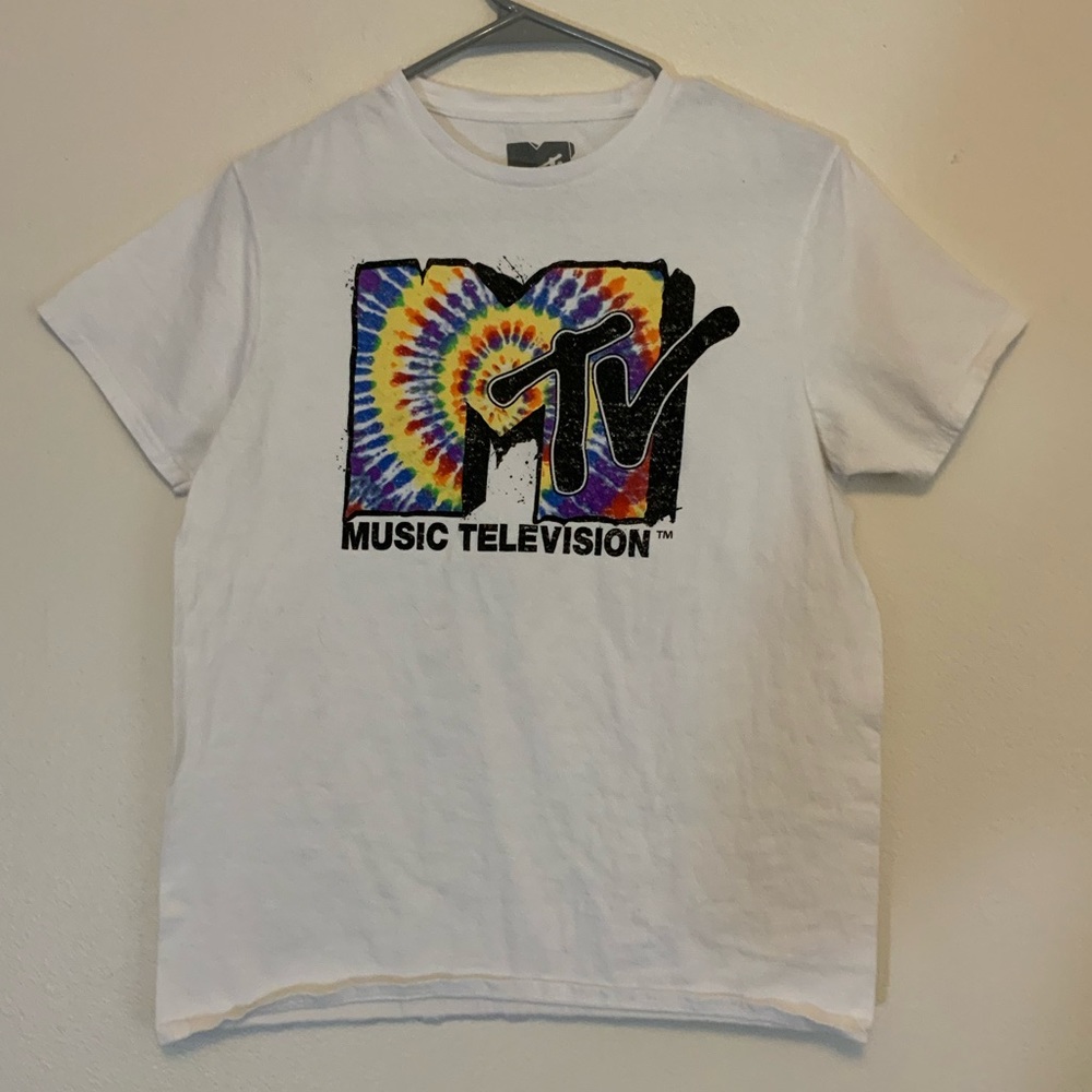 Vintage Tie-dye MTV tee. Size Medium.